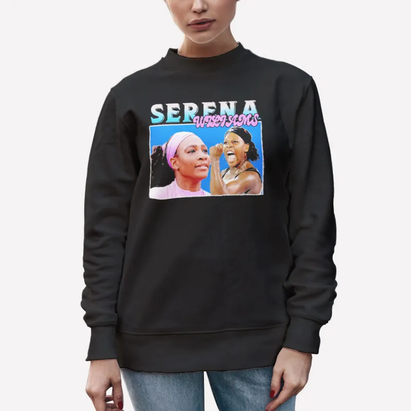 Vintage Tennis Player Serena Williams Sweatshirt