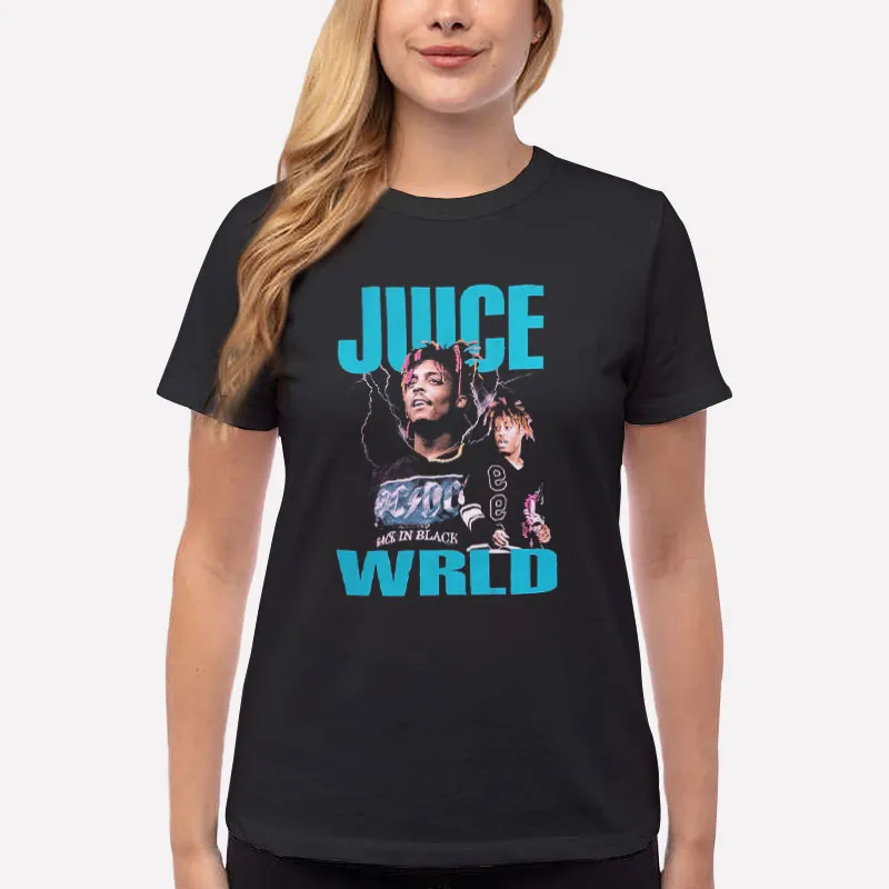 Women T Shirt Black Black Is Back Juice Wrld Tshirt