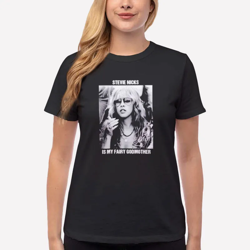 Women T Shirt Black My Fairy Godmother Stevie Nicks Sweatshirt