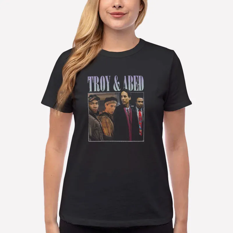 Women T Shirt Black Troy And Abed In The Morning Shirt
