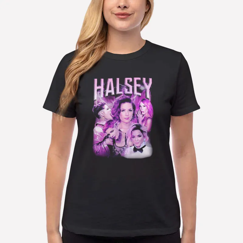 Women T Shirt Black Vintage Inspired Badlands Halsey Sweatshirt