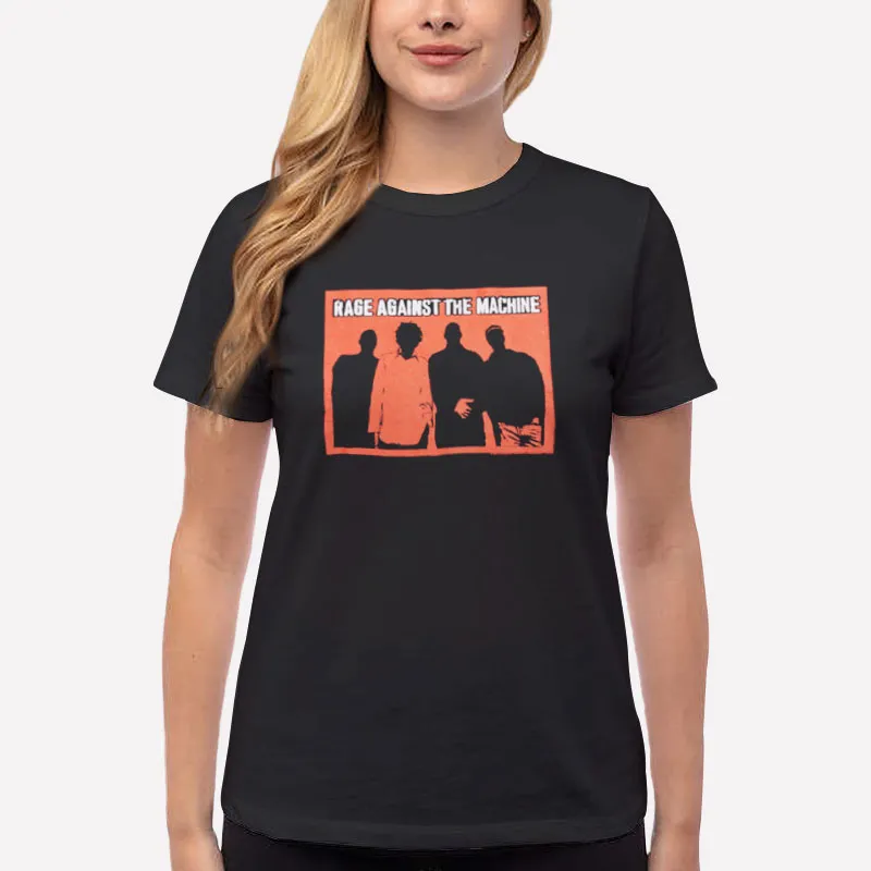 Women T Shirt Black Vintage Rock Band Rage Against The Machine Sweatshirt