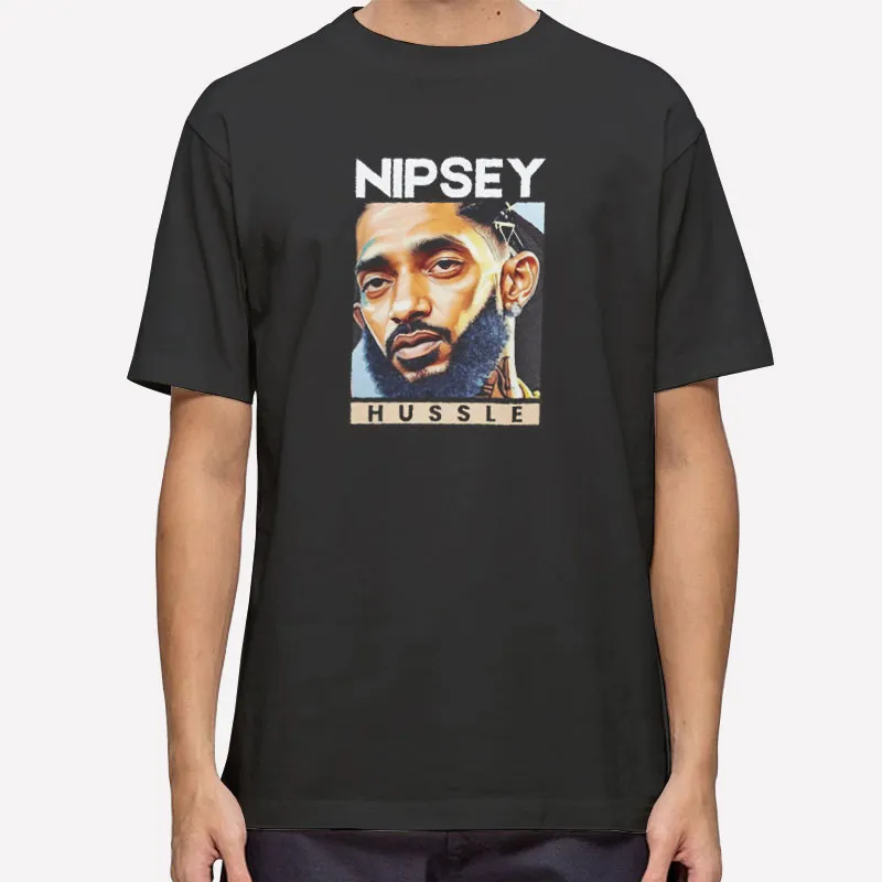 Mens T Shirt Black Retro Vintage The Nipsey Hussle Hoodie