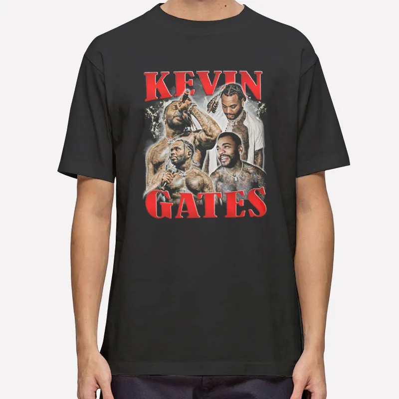 Mens T Shirt Black Vintage Inspired Kevin Gates Hoodie