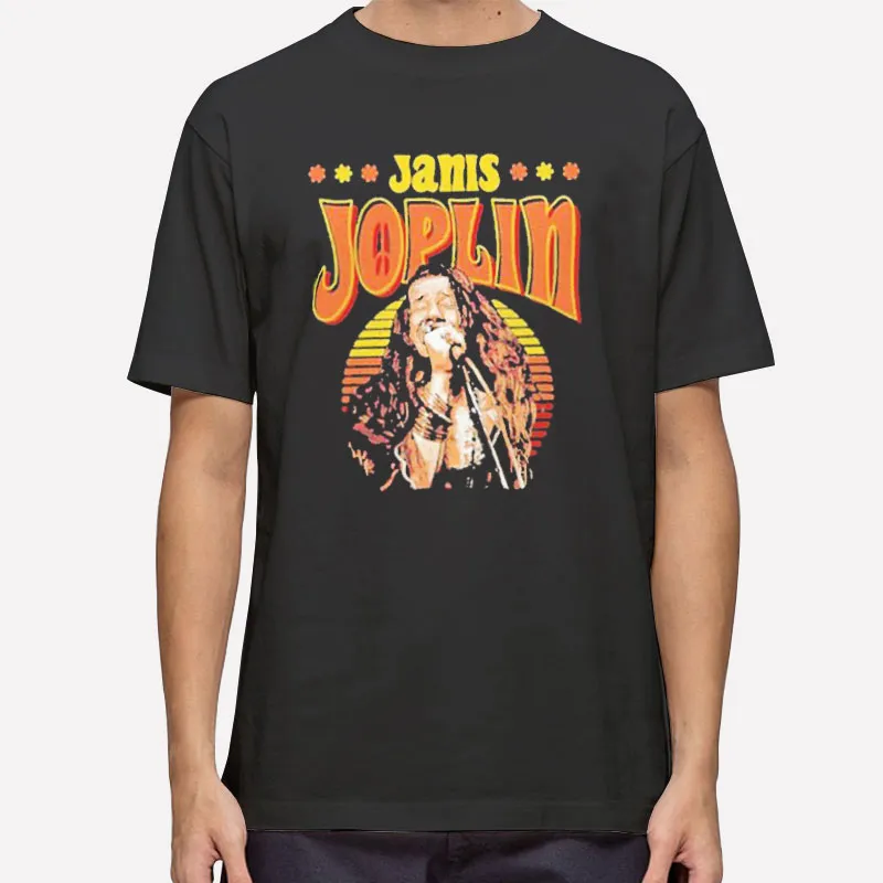 Retro Vintage Janis Joplin T Shirt