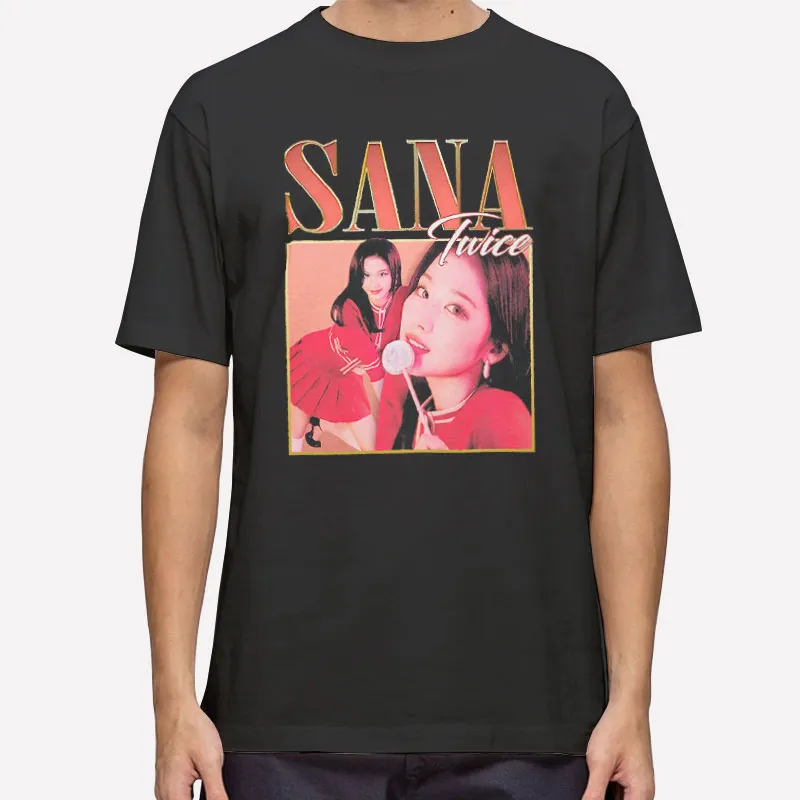 Retro Vintage Twice Sana Kpop Merch Shirt