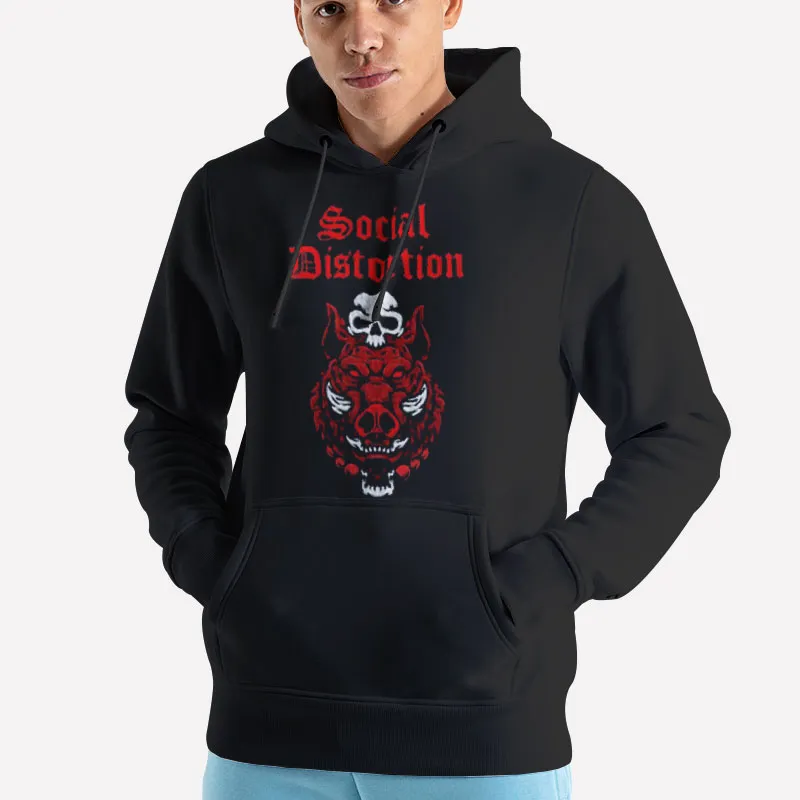 Somewhere Between Heaven And Hell Social Distortion Hoodie