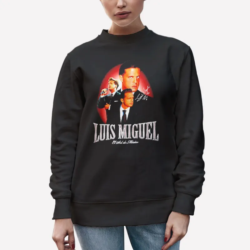 Unisex Sweatshirt Black Vintage Inspired Luis Miguel Merch T Shirt