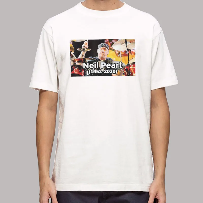 Vintage Neil Peart In Memory Drummer Dancers T Shirt