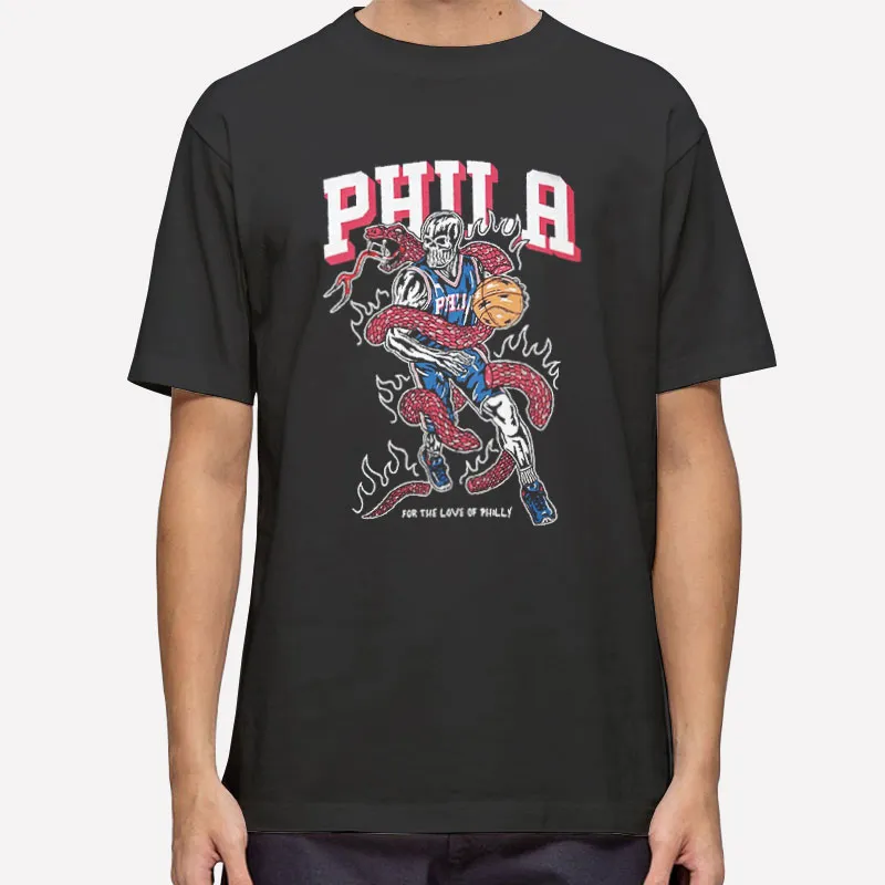 Warren Lotas For The Love Of Philly Philadelphia 76ers T Shirt