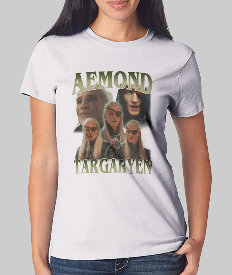 Women T Shirt Vintage Inspired Aemond Targaryen Shirt
