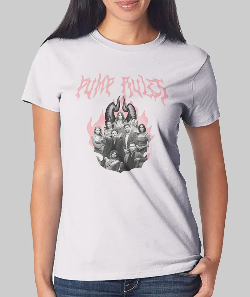 Women T Shirt Vintage Pump Rules Metal T Shirt