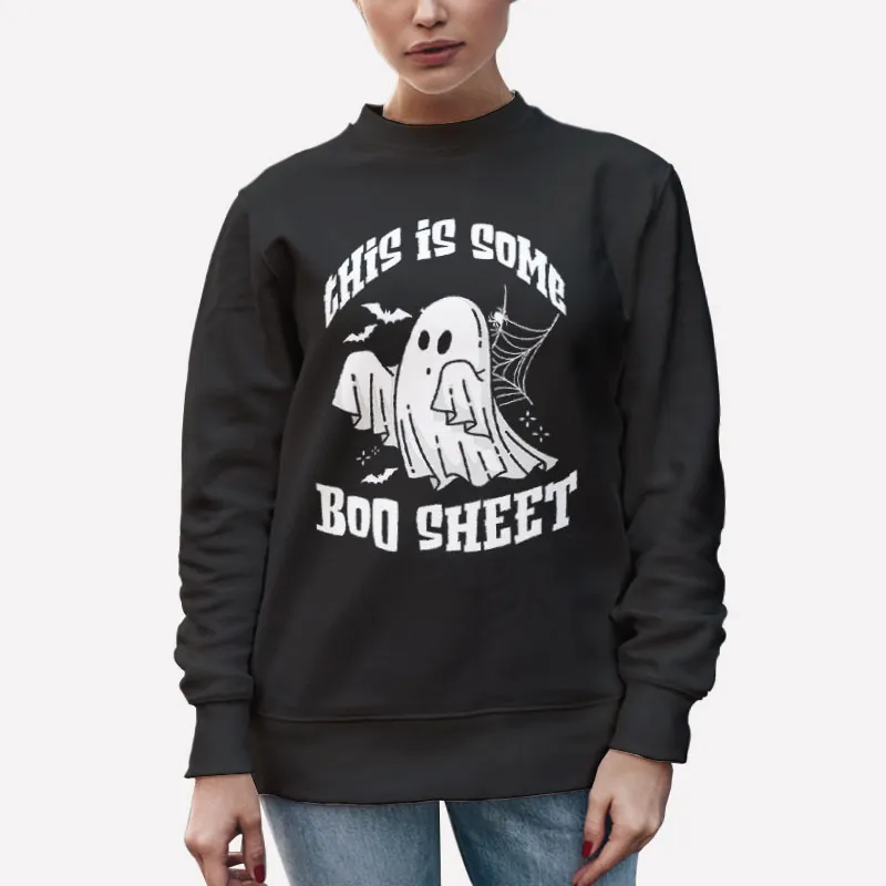 Funny Halloween This Is Some Boo Sheet Sweatshirt