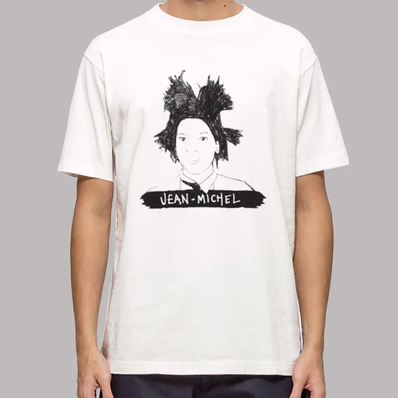 Mens T Shirt White Jean Michel Jay Z Basquiat Shirt