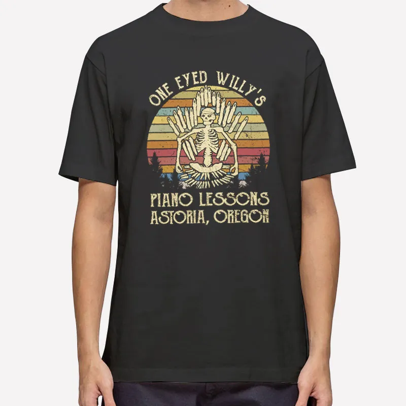 One Eyed Willy's Piano Lessons Astoria The Goonies Shirt
