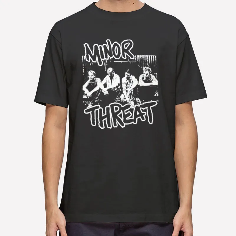 Retro Band Shot Minor Threat Shirt