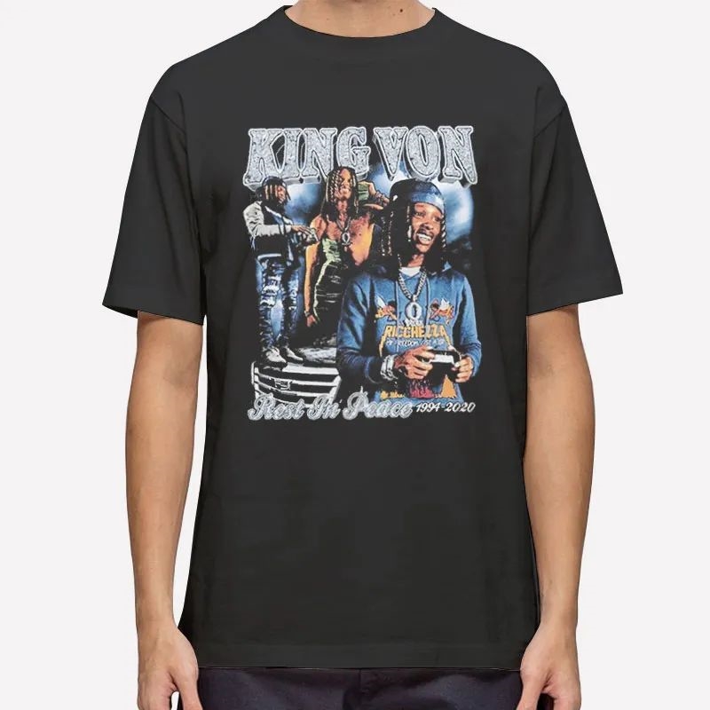 Retro Vintage Rest In Peace King Von Shirt T Shirt