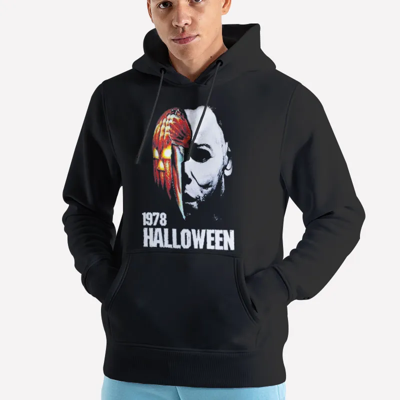 Unisex Hoodie Black Halloween Scary Horror Slasher Michael Myers Shirt