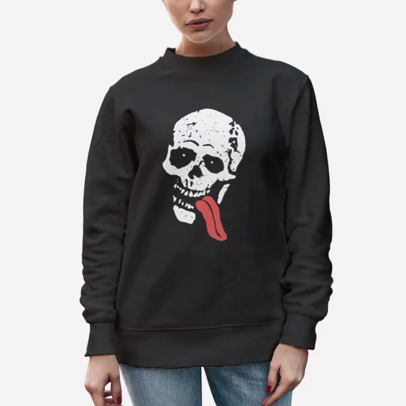 Unisex Sweatshirt Black Breaking Bad Tongue Jesse Pinkman Skull Shirt