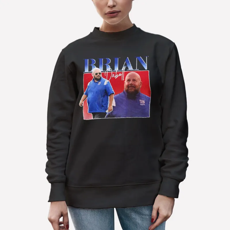 Unisex Sweatshirt Black New York Giants Brian Daboll Shirt