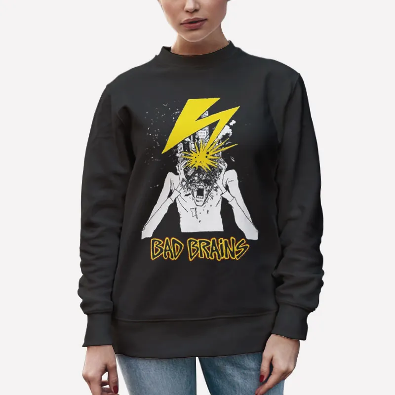 Unisex Sweatshirt Black Retro Vintage Bad Brains T Shirt