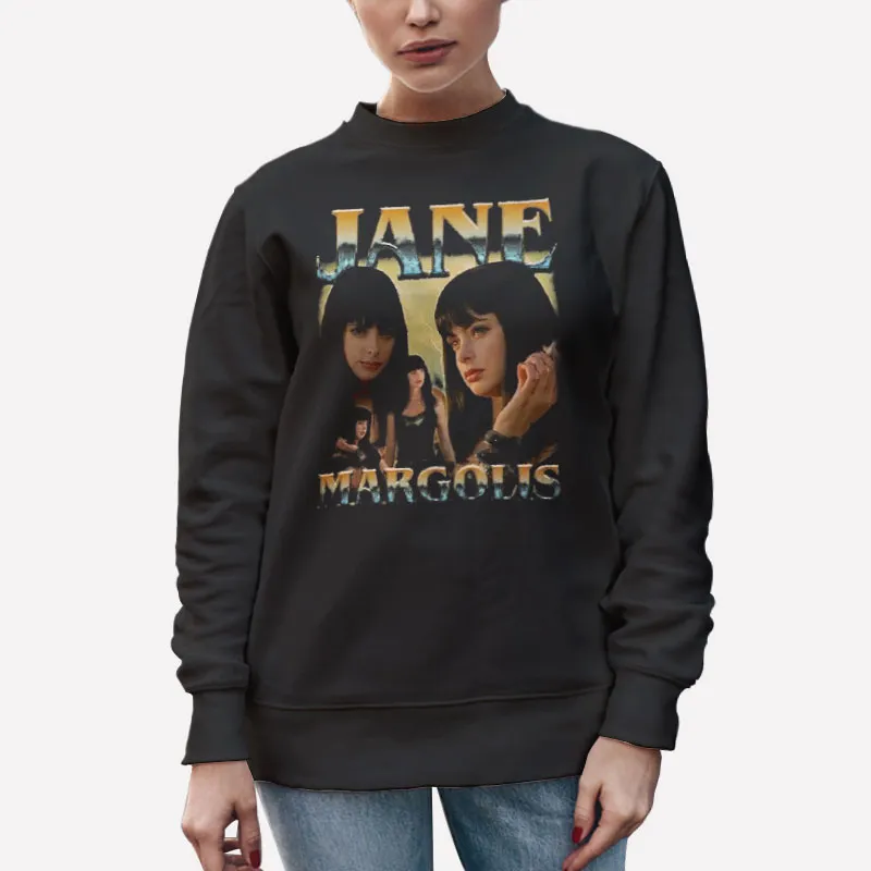 Unisex Sweatshirt Black Retro Vintage Jane Margolis Shirt