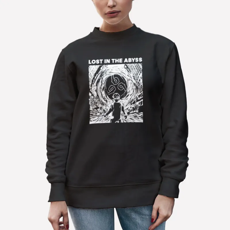 Unisex Sweatshirt Black Retro Vintage Lost In The Abyss Juice Wrld Shirt