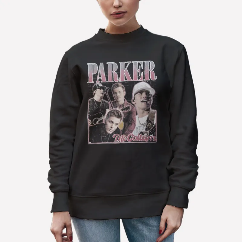 Unisex Sweatshirt Black Retro Vintage Music Parker Mccollum Shirts