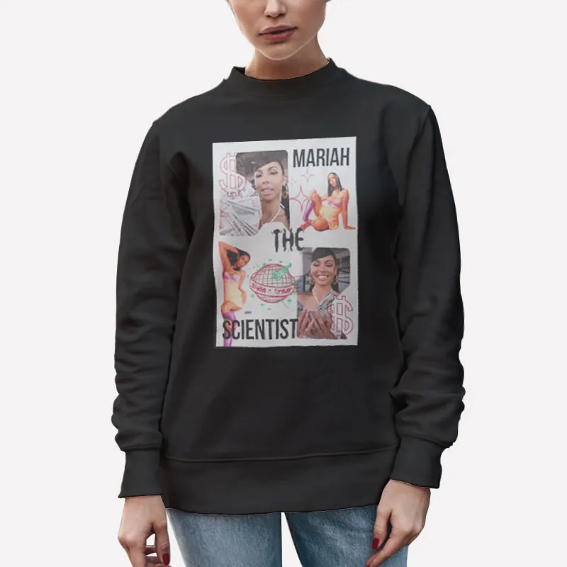 Unisex Sweatshirt Black Vintage Hip Hop Mariah The Scientist Shirt