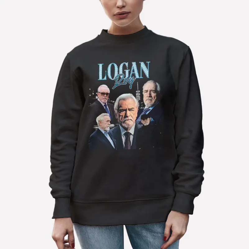 Unisex Sweatshirt Black Vintage Inspired Logan Roy Succession T Shirt