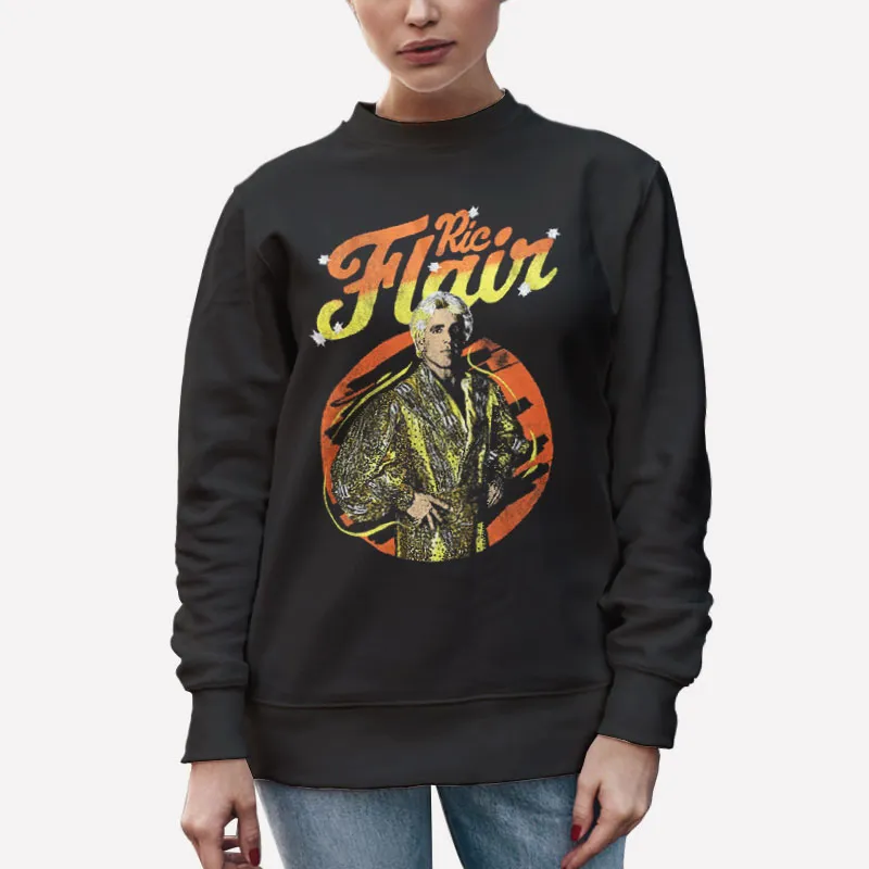 Unisex Sweatshirt Black Vintage Inspired Ric Flair T Shirt