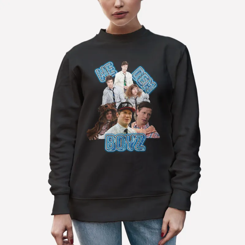 Unisex Sweatshirt Black Workaholics We Dem Boyz T Shirt