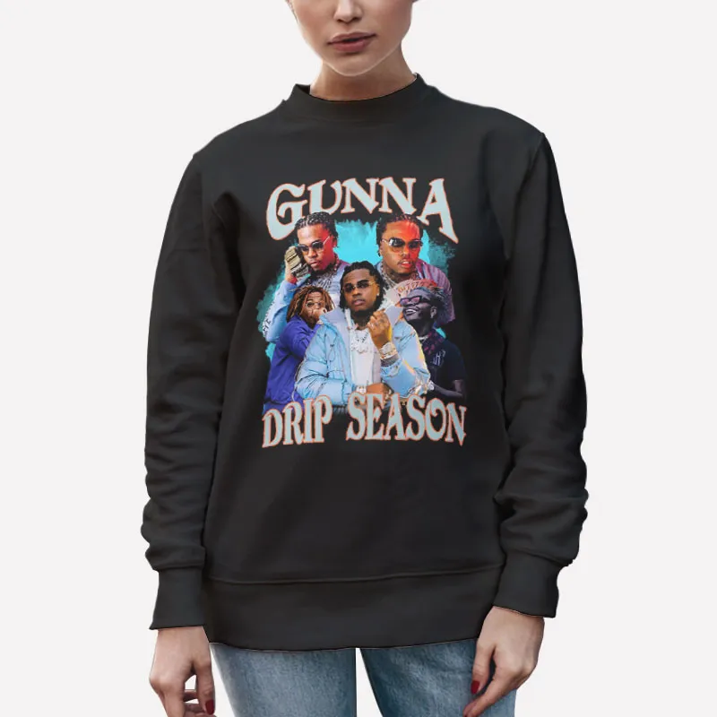 Unisex Sweatshirt Black World Drip Season Rapper Gunna T Shirt