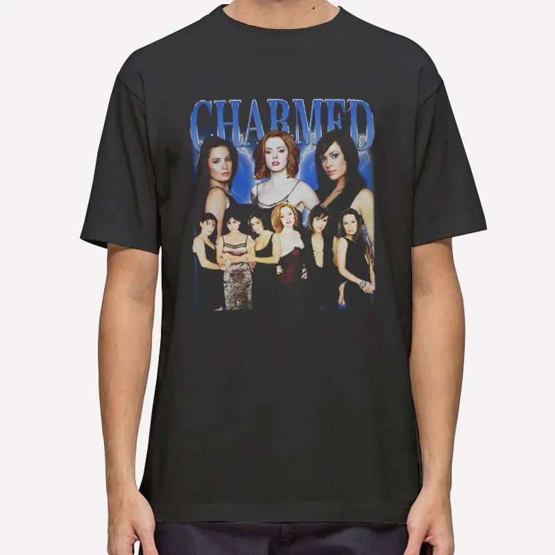 Vintage Charmed Tv Series Halliwell Sisters Witchy Shirt