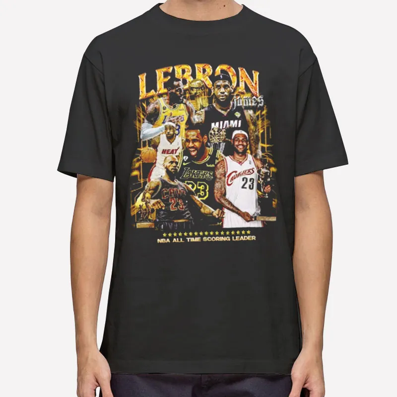 Vintage Inspired Basketball Lebron James T Shirt