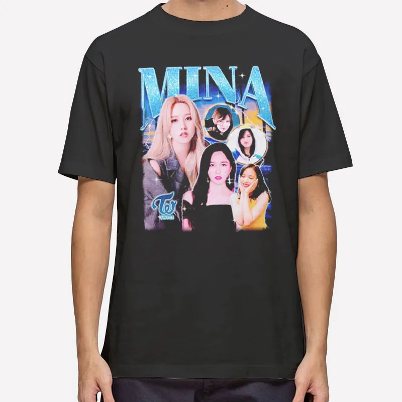 Vintage Inspired Twice Mina Kpop Merch T Shirt