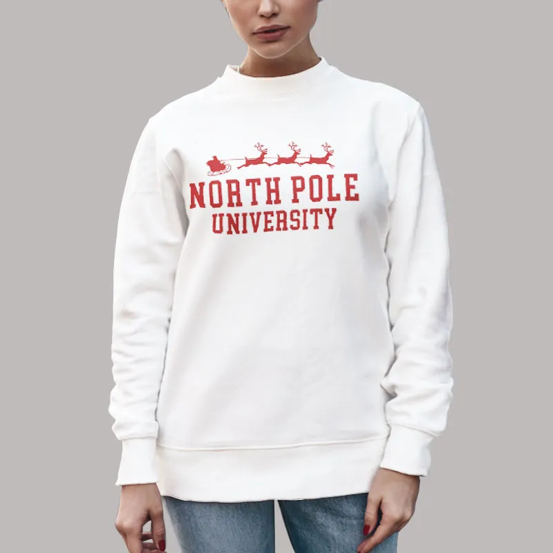 Vintage North Pole University Sweatshirt