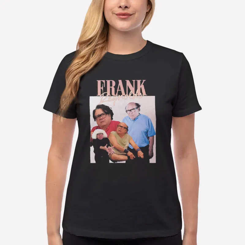 Women T Shirt Black It's Always Sunny In Philadelphia Frank Reynolds Shirt