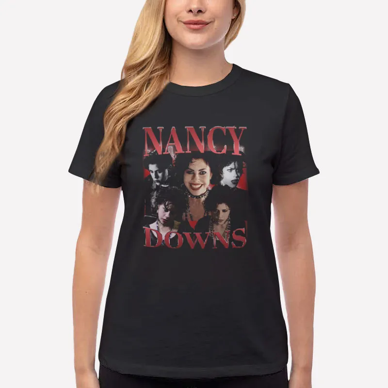 Women T Shirt Black Retro Vintage Nancy Downs Witches Shirt