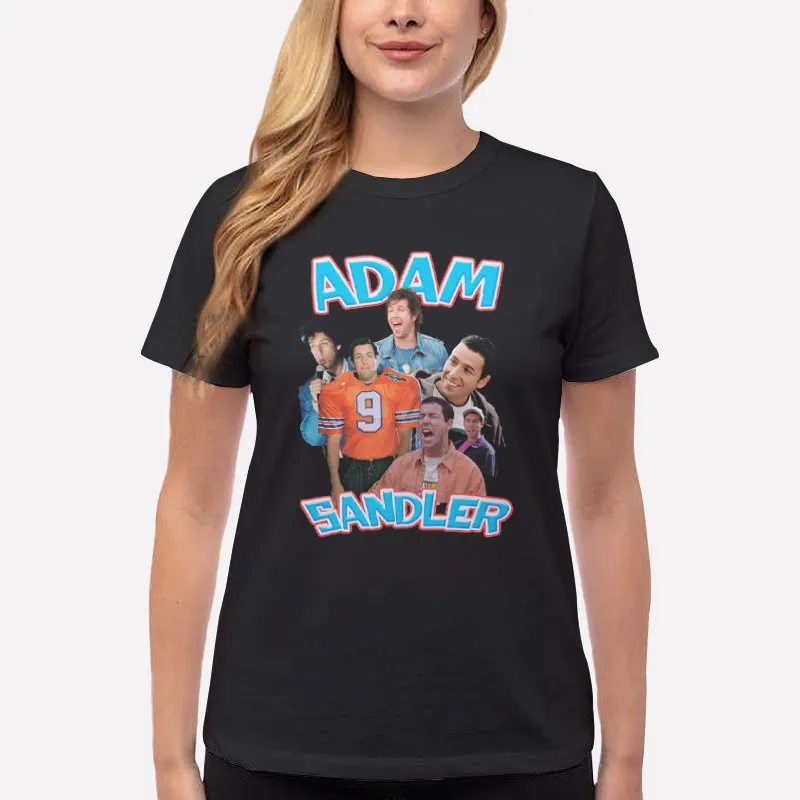 Women T Shirt Black Vintage Inspired Adam Sandler T Shirt