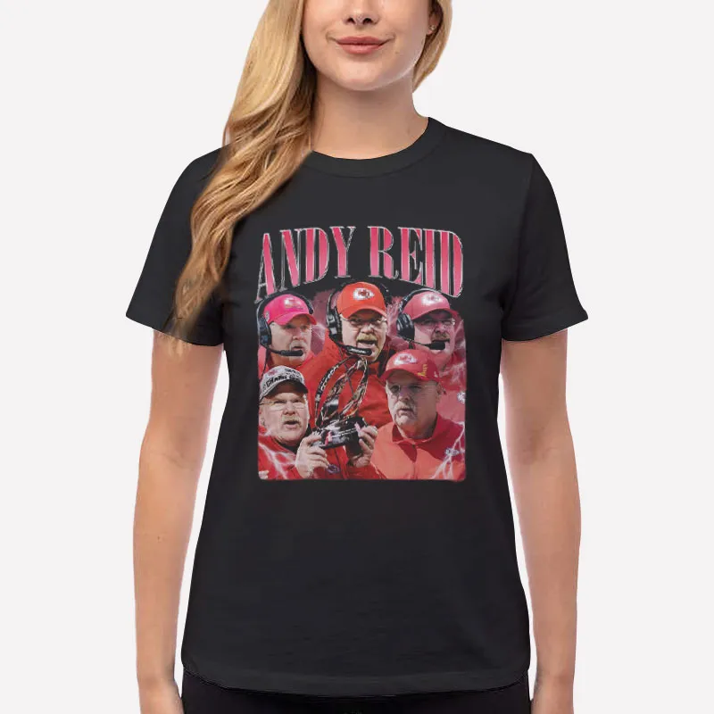 Women T Shirt Black Vintage Inspired Kc Dreams Andy Reid Shirt