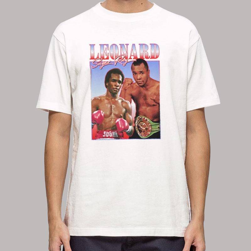 90s Vintage Sugar Ray Leonard T Shirt