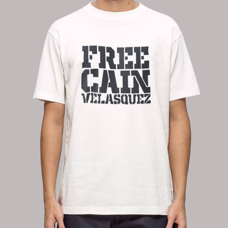 Free Cain In Support Of Cain Velasquez Shirt