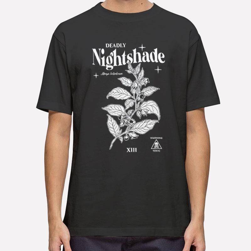 Poison Flower Deadly Nightshade Plant Shirt
