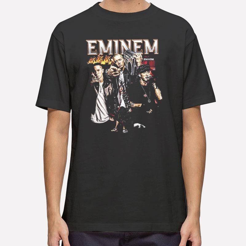 Retro Bloody Chainsaw Eminem T Shirt