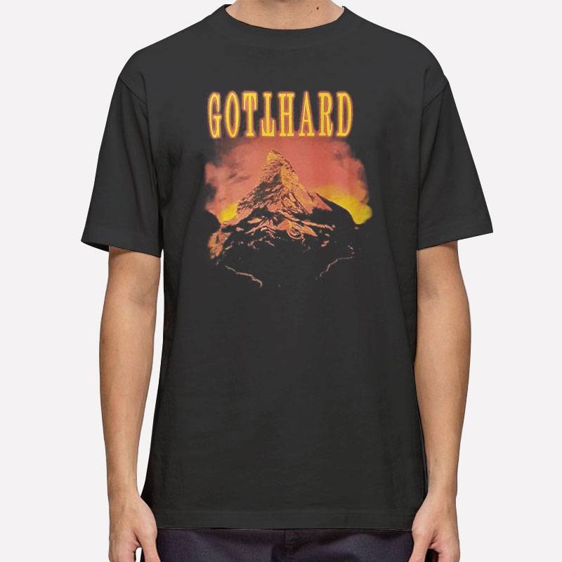 Retro Vintage Gotthard 1998 Tour T Shirt