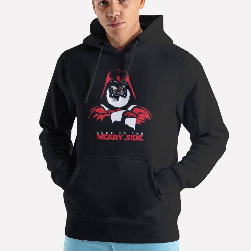 Unisex Hoodie Black Come To The Merry Side Star Wars Christmas Shirt