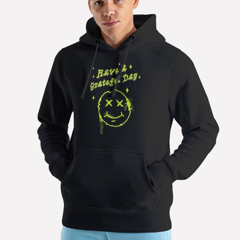 Unisex Hoodie Black Have A Grateful Day Classic Rock Shirt