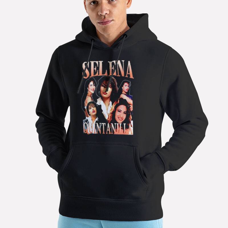 Unisex Hoodie Black Vintage Selena Quintanilla Como La Flor T Shirt