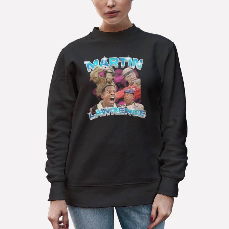 Unisex Sweatshirt Black Retro Vintage Martin Lawrence Shirt